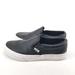 Vans Shoes | B16 Vans Black Perforated Leather Classic Slip On Low Top Mens 7 Womens 8.5 | Color: Black | Size: 8.5