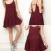 Brandy Melville Dresses | Brandy Melville Burgundy Red Jada Mini Slip Dress | Color: Red | Size: S