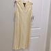 Ralph Lauren Dresses | Linen A-Line Pale Yellow Sleeveless Dress New With Tags Never Worn Ralph Lauren | Color: Yellow | Size: 14p