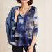 Anthropologie Sweaters | Anthropologie Eri And Ali Tie Dye Long Sleeve Waffle Knit Top Size Xs Bohemian | Color: Blue | Size: Xl