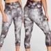 Athleta Pants & Jumpsuits | Athleta Leggings Womens Sz Xs Salutation Ii Pockets Capri Tie-Dye Leggings | Color: Gray/White | Size: Xs