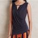 Anthropologie Tops | Anthropologie | Deletta Gray Wrap Sleeveless Top | Color: Gray | Size: Xs