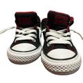 Converse Shoes | Converse Junior Ctas Axel Mid Size 11 Red And Black | Color: Black/Red | Size: 11b