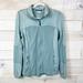 Columbia Tops | Columbia Performance Top Long Sleeve Thumb Holes Blue Logo Womens Size Small | Color: Blue | Size: S