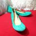 J. Crew Shoes | J.Crew Flat Shoes | Color: Green | Size: 9.5