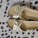 American Eagle Outfitters Shoes | American Eagle Outfitters Gold Sandal Size 11 | Color: Gold | Size: 11