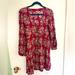 American Eagle Outfitters Dresses | American Eagle Red Keyhole Dress | Color: Black/Red | Size: L