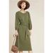 Anthropologie Dresses | Anthro Thalia Sweatshirt Dress | Color: Green | Size: S