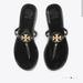 Tory Burch Shoes | Brand New Tory Burch Mini Miller Jelly Sandals Size 7 | Color: Black/Gold | Size: 7