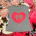 Disney Tops | Disney Store Gray Red Mickey & Minnie Mouse Women’s Short Sleeve Shirt Small | Color: Gray/Red | Size: S