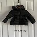Burberry Jackets & Coats | Girls 6m Burberry Coat | Color: Black | Size: 6mb