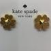 Kate Spade Jewelry | Kate Spade New Rose Gold Spade Flower Earrings | Color: Gold | Size: 5/8"