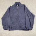 Adidas Shirts | Adidas Logo Fleece Half-Zip Quarter-Zip Pullover Blue Size Medium M Used | Color: Blue | Size: M