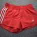 Adidas Shorts | Adidas Orange Running Workout Shorts Womens S Athleasure Training Active Ware | Color: Orange | Size: S