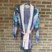 Anthropologie Sweaters | Also Martins X Anthropologie Moira Sunset Fringed Cardigan Sweater | Color: Blue/Purple | Size: M