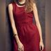 Anthropologie Dresses | Anthropologie | Lily Wang For Lili’s Closet Sleeveless Geojacquard Mini Dress | Color: Red | Size: 2