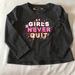 Under Armour Shirts & Tops | Baby Girls’ Under Armour Girls Never Quit Long Sleeve Tee Size 24m | Color: Black/Pink | Size: 24mb