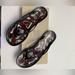Burberry Shoes | Burberry Heart Logo Flip Flop Thong Sandals Sz 6.5 Excellent Condition B | Color: Black/Red | Size: 7