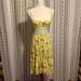 Free People Dresses | Free People Mid-Length Yellow Dress | Color: Blue/Yellow | Size: 10