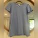 J. Crew Tops | Euc J Crew Womens Blue Flutter-Sleeve Top Size Medium | Color: Blue | Size: M