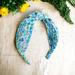 J. Crew Accessories | J. Crewknot Headband In Liberty Print | Color: Blue/White | Size: Os