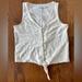 Madewell Tops | Madewell Tank Tie Up | Color: Cream | Size: Xs