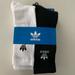 Adidas Underwear & Socks | Adidas 6 Pack Crew Socks | Color: Black/White | Size: 8-12 Mens