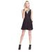 Free People Dresses | Free People Lovely In Love Lace Dress X-Back Fit Flare Pleated V-Neck Pockets Xs | Color: Black | Size: Xs