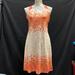 Columbia Dresses | Columbia Omni-Shade Omni-Wick Summer Tank Dress Size Medium | Color: Orange/White | Size: M