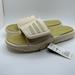 Adidas Shoes | Adidas Alphabounce Slide 2.0 Slide Sandals Soft Comfort Beige Green Slip On | Color: Green/Tan | Size: 11