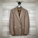 Levi's Suits & Blazers | Levis Tweed Houndstooth Blazer Mens 42l Single Breasted Brown Lined Vintage | Color: Brown/Tan | Size: 42l