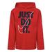 Nike Shirts & Tops | Boys 4-7 Nike Dri-Fit Thermal Long Sleeve Hooded "Just Do It" Graphic Tee | Color: Black/Red | Size: 3tb