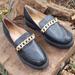 Jessica Simpson Shoes | Jessica Simpson Leather Platform Loafers Js-Disila | Color: Black/Gold | Size: 8.5