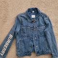 Burberry Jackets & Coats | Kids Burberry Denim Jacket | Color: Blue | Size: Unisex 10yr