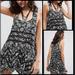 Free People Dresses | Intimately Free People Women’s Floral Printed Voile Lace Trapeze Dress Size S | Color: Black/Yellow | Size: S
