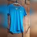 Adidas Tops | Blue Adidas V-Neck Tee | Color: Blue | Size: M