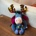 Disney Toys | Disney Store Winnie The Pooh’s Reindeer Eeyore Beanbag Plush 9 Nwt | Color: Blue | Size: 9”