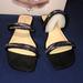 Jessica Simpson Shoes | Jessica Simpson Black Supreme Microsuede Sandal Nwt Size 8.5m | Color: Black | Size: 8.5