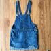 Free People Dresses | Free People Jean Overalls Jumper Mini Dress | Color: Blue | Size: 8