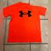 Under Armour Shirts & Tops | Boys Under Armour Neon Orange Black Athletic Shirt Sleeve Shirt | Color: Black/Orange | Size: Lb