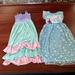 Disney Dresses | Girls Disney Princess Dress Bundle 7/8 Sizes | Color: Blue/Purple | Size: 7g