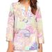 Lilly Pulitzer Tops | Lilly Pulitzer Amelia Island Tunic Top Roar Of The Seas Size Xs | Color: Blue/Pink | Size: Xs