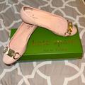 Kate Spade Shoes | Kate Spade Pale Pink Phoebe Loafers With Gold Hardware. Size 6.5 M | Color: Gold/Pink | Size: 6.5