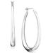 Giani Bernini Jewelry | Giani Bernini Earrings Graduated Drop Hoops Silver | Color: Silver | Size: Os