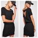 Free People Dresses | Free People Fp Beach Ribbed Mini Dress In Black | Color: Black | Size: L