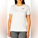 Nike Tops | Guc Nike Women’s Dri-Fit Legend Tee Crew White | Color: White | Size: Xs