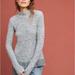 Anthropologie Sweaters | Anthropologie Rosie Neira Greystone Mock Neck Sweater Xs | Color: Black/Gray | Size: Xs