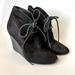 Burberry Shoes | Burberry Heritage Bentons 105 Wedge Booties - Size 37.5 | Color: Black | Size: 7.5