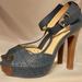 Jessica Simpson Shoes | Jessica Simpson Platform Sandal Heel Navy Blue | Color: Blue | Size: 10