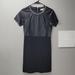 Michael Kors Dresses | Michael Kors Faux Leather Black Dress Size Xs | Color: Black | Size: Xs